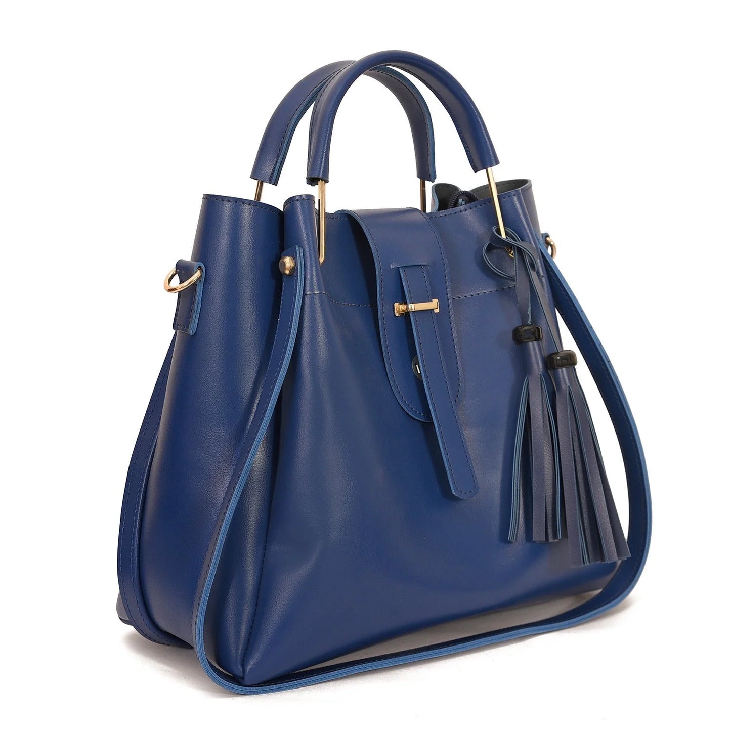 Blue 3 Piece Ladies Handbag Set