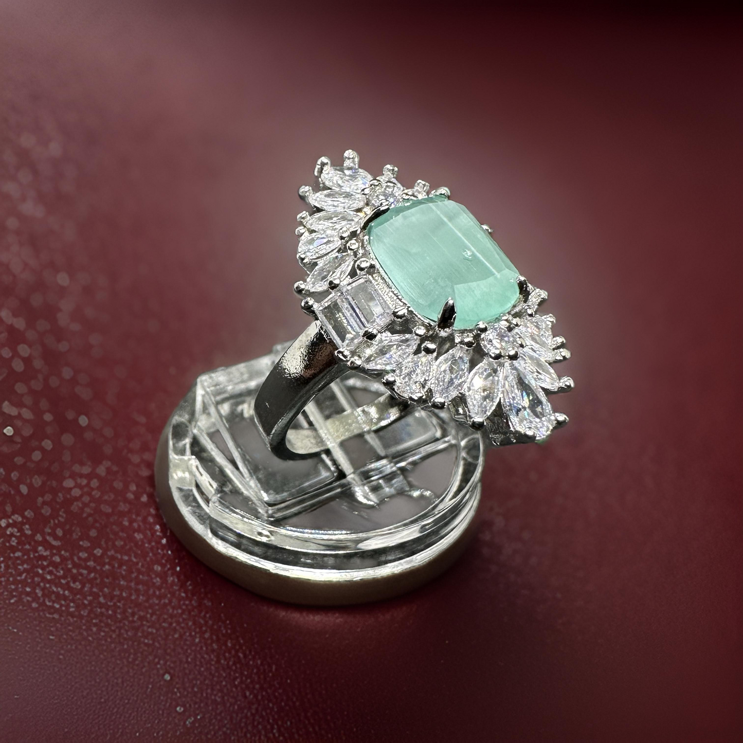 Green Carat Ring