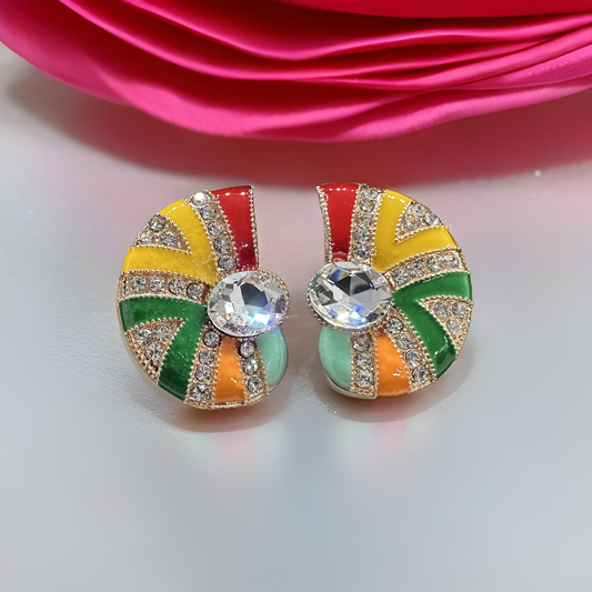 Multi Shade Earrings