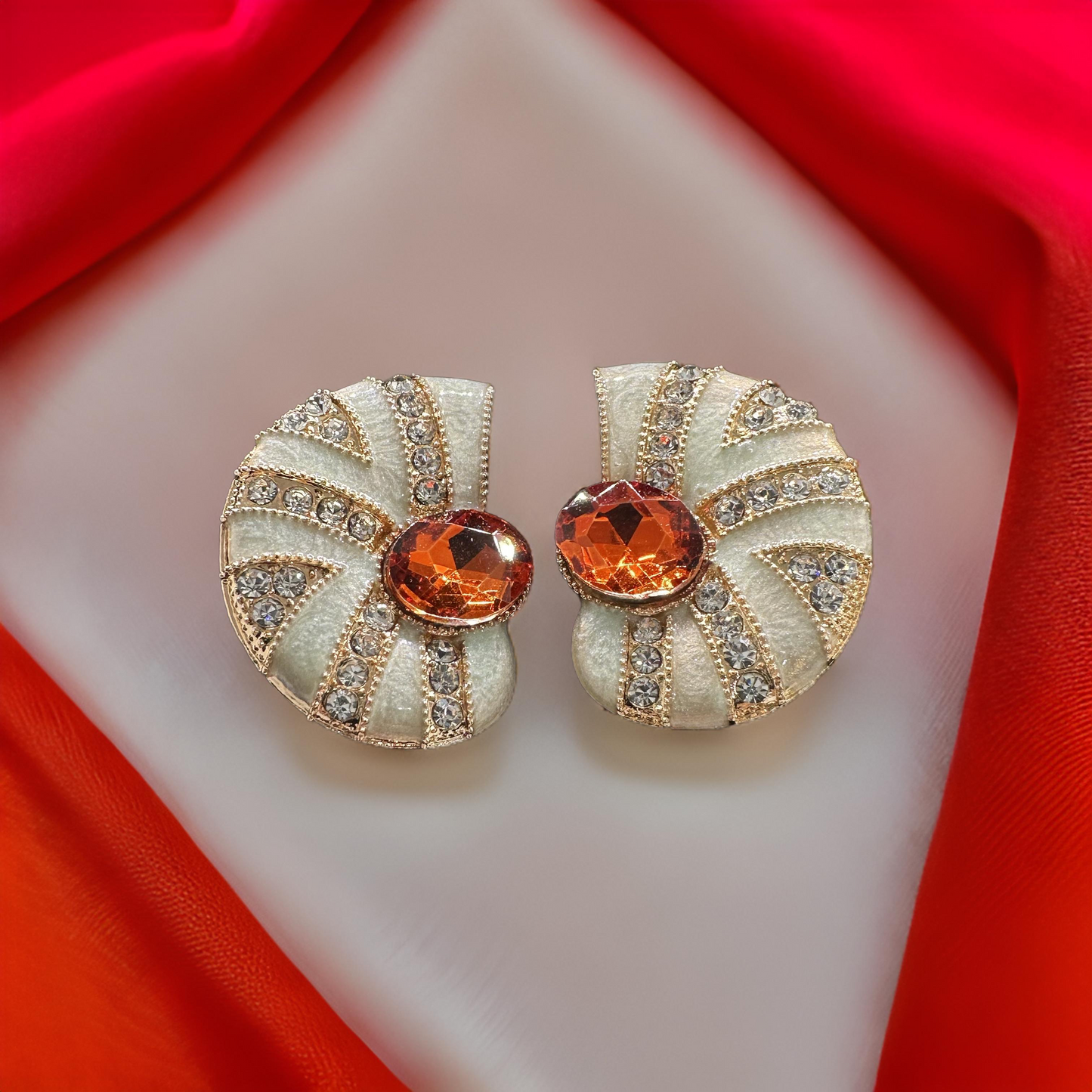 Champagne Zircon Earring