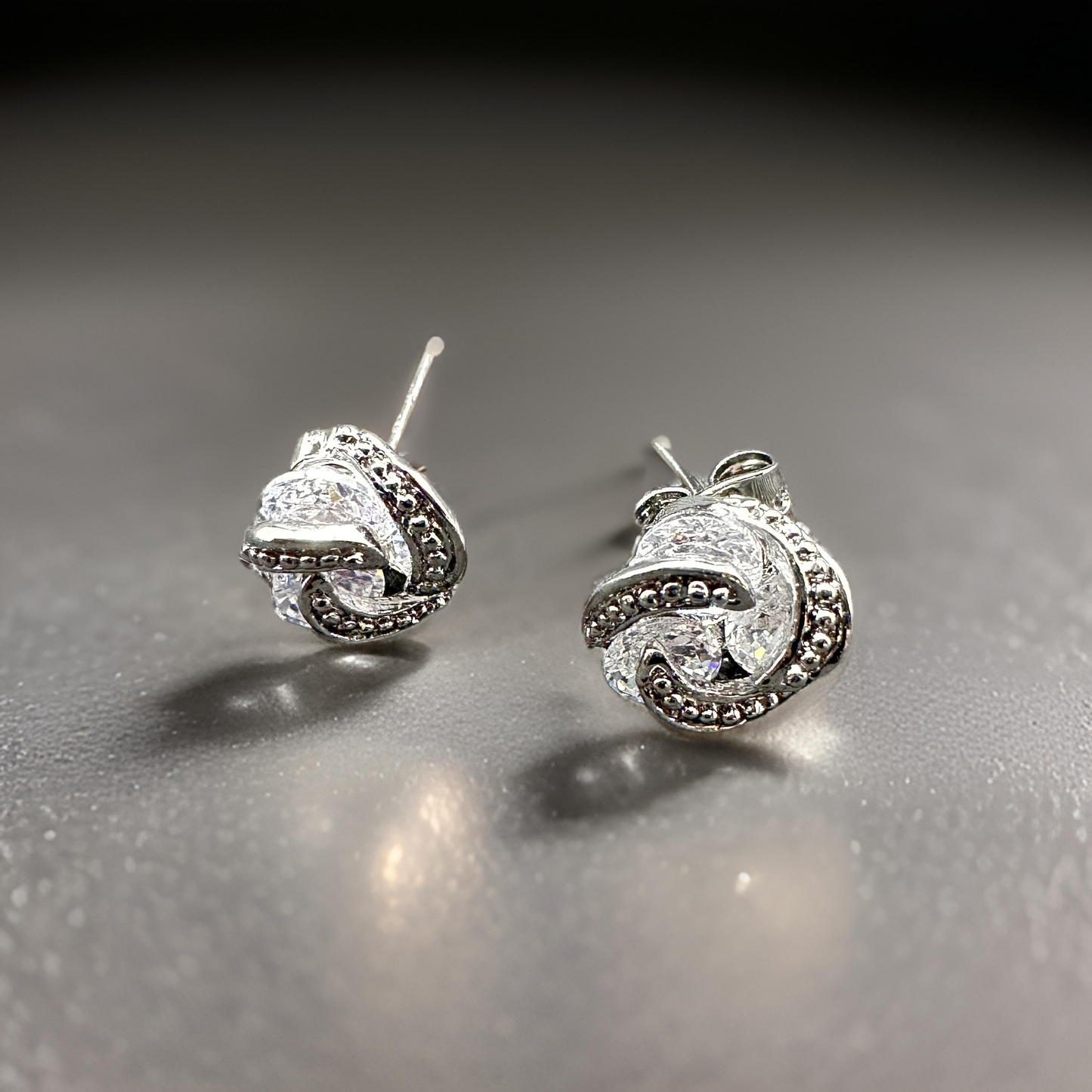 One Carat Ear Studs